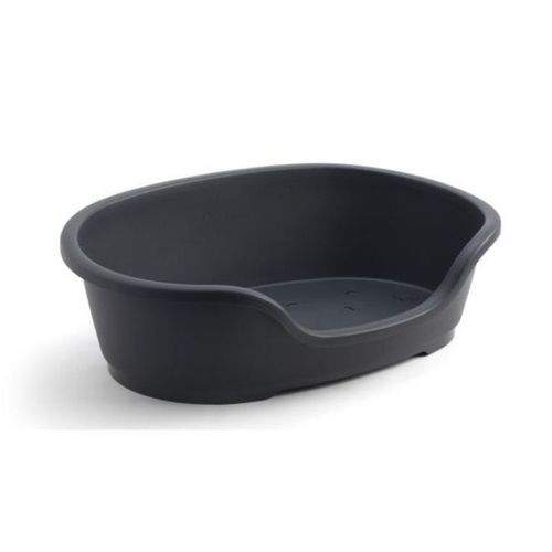 Moderna Hundbädd Plast Oval Svart (124 cm)