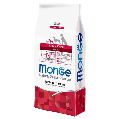 Monge Natural Superpremium Adult Mini Kyckling - 7,5 kg