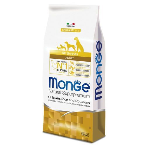 Monge Natural Superpremium Kyckling, ris och potatis - 12 kg