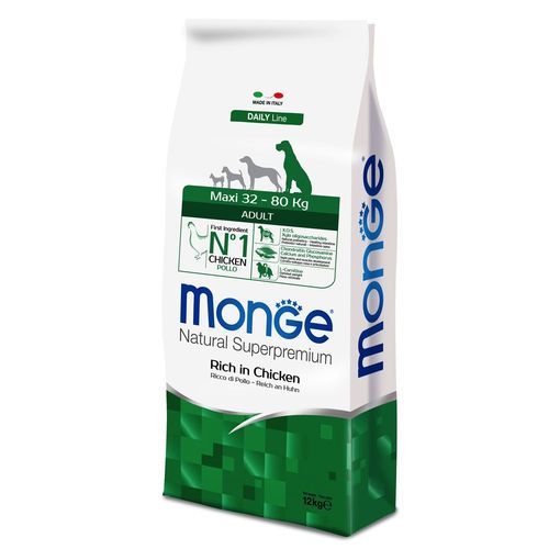 Monge Natural Superpremium Vuxen Maxi - 12 kg
