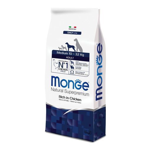 Monge Natural Superpremium Vuxen Medium - 12 kg