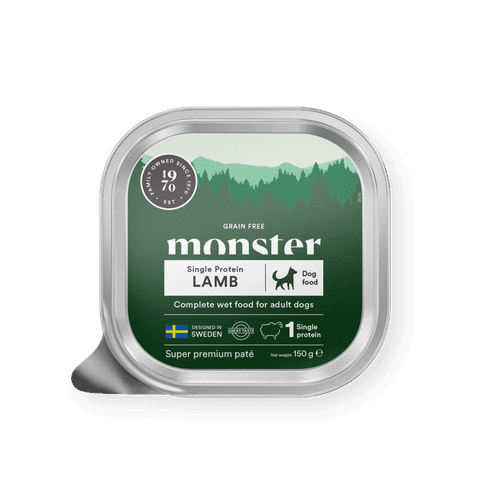 Dog Lamb Paté 150 g - Hund - Hundmat & hundfoder - Våtmat & Våtfoder för hund - Monster Pet Food - ZOO.se