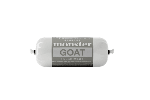 Dog Sausage Goat 80 g - Hund - Hundmat & hundfoder - Våtmat & Våtfoder för hund - Monster Pet Food - ZOO.se
