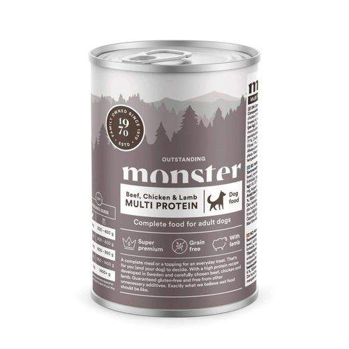 Monster Dog Adult Beef, Chicken & Lamb 400 g