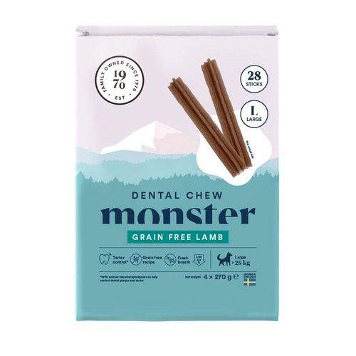 Monster Dog Dental Chew Lamb Large (28-pack)