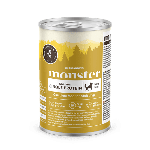 Dog Adult Single Protein Chicken våtfoder - 6 x 400g