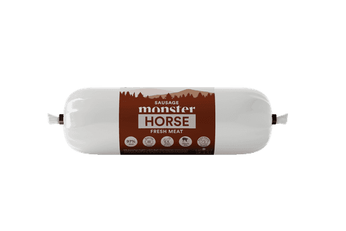 Dog Sausage Horse Hundfoder - 12 x 200 g