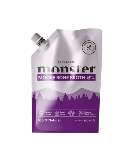 Monster Dog Bone Broth Moose 350 ml