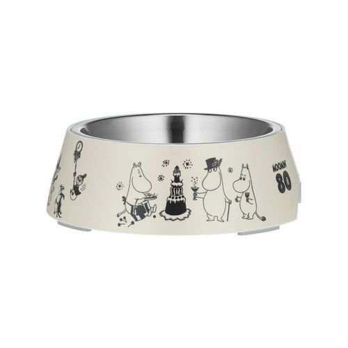 Moomin for Pets Mumin 80 år Matskål (325ml / Ø 17,5 cm / h 5,5 cm)