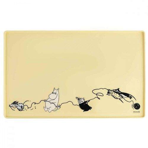 Moomin For Pets Silikonunderlägg (Gul)