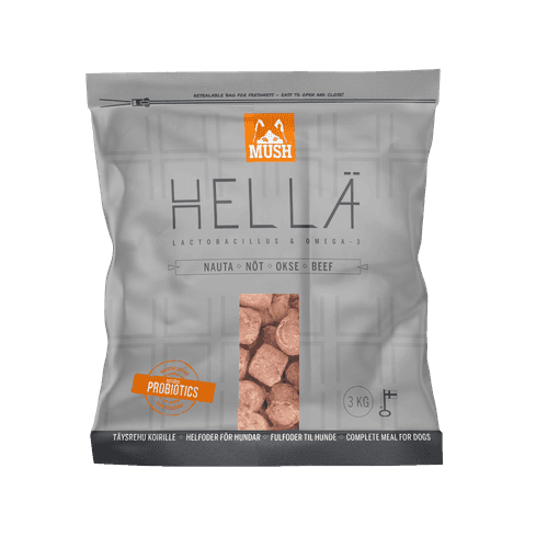 Hellä Nöt 3 kg - Hund - Hundmat & hundfoder - Färskfoder till hund & valp - Mush - ZOO.se