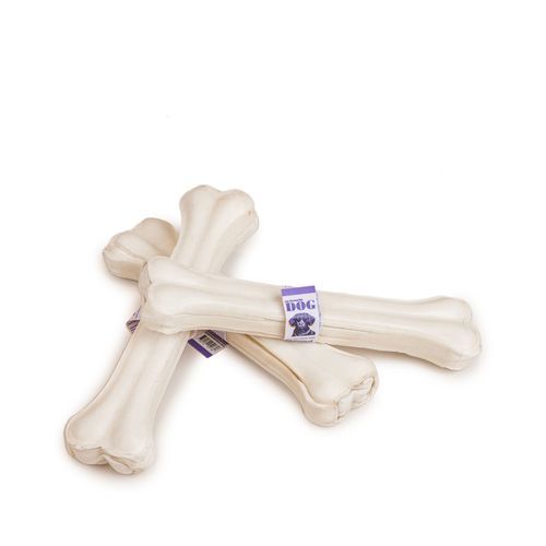 Pressed Rawhide Chew Bone White - L (26 cm)