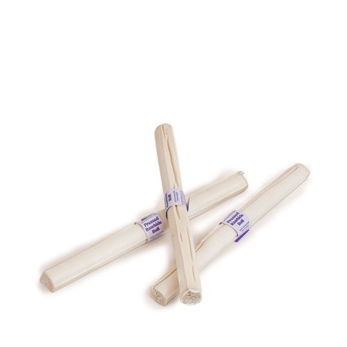 Pressed Rawhide Chew Roll White - L (25 cm)