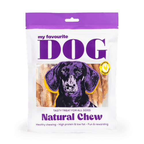 Twisted Rawhide Sticks - Chicken 12 cm, 360 g, 30-pack