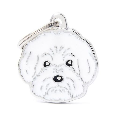 Halsbandssmycke med Rasmotiv - Bichon Frisé