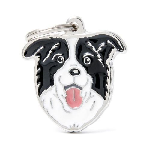 Halsbandssmycke med Rasmotiv - Border Collie