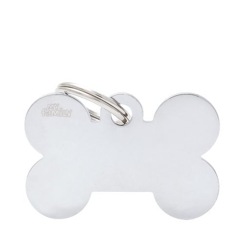 MyFamily Basic XL Hundnamnbricka Ben Design Silver 48x32 mm