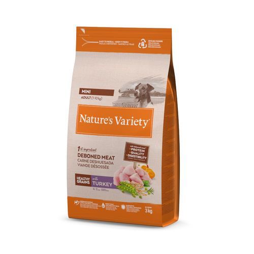Nature's Variety Healthy Grains Mini Adult Turkey - Ekonomipack: 2 x 3 kg