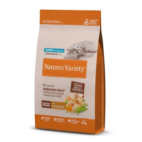 Nature's Variety Healthy Grains Puppy Medium/Maxi Chicken - 10 kg
