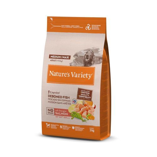 Nature's Variety No Grain Medium/Maxi Adult Salmon - 3 kg