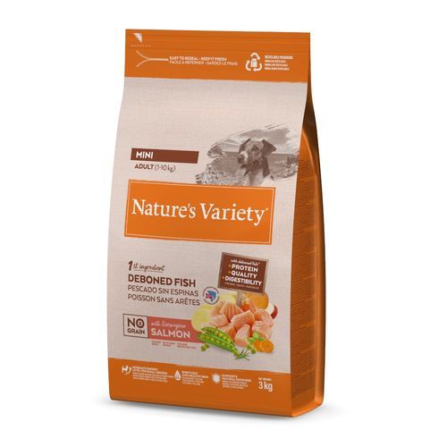 Nature's Variety Original No Grain Mini Adult Salmon - 3 kg