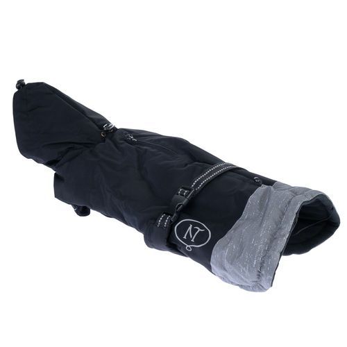 Nomad Tales Bloom svart hundjacka - ca 40 cm rygglängd