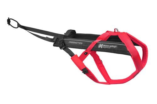 Non-Stop Dogwear Freemotion Harness 5.0 Dragsele -Rosa/Grå (6)
