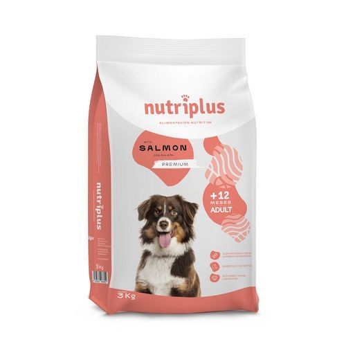 Nutriplus Adult Dog med lax - 3 kg