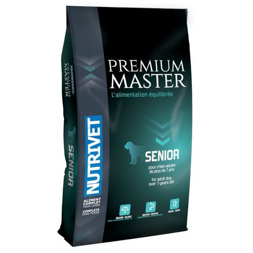 Nutrivet Premium Master Senior för hundar - 2 x 15 kg