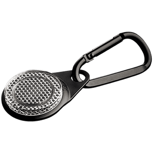 Reflective Carabiner - Lightweight Reflective Pad Carabiner White 1 st