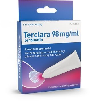 Terclara 98 mg/ml kutan lösning mot nagelsvamp