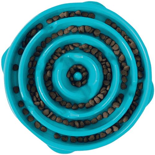Fun Feeder Slo-Bowl Turcose Small 20,5x5cm