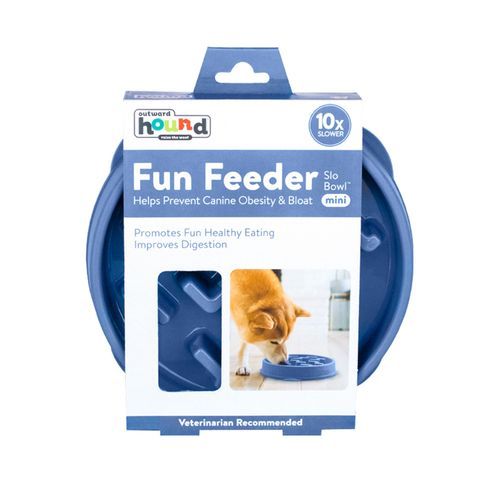 Outward Hound OH Fun Feeder Matskål - Ljusblå (L)