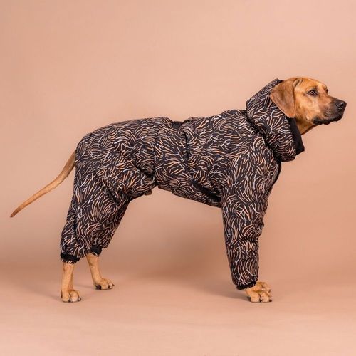 PAIKKA Vinteroverall till Hund Svart/Brun (55)
