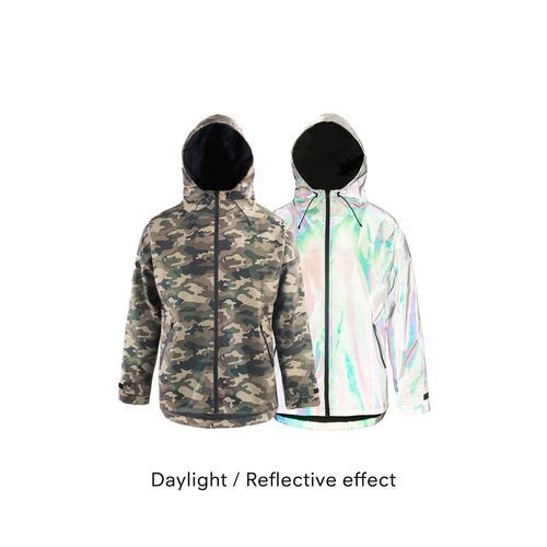 Reflekterande Regnjacka till husse, camo - S-M