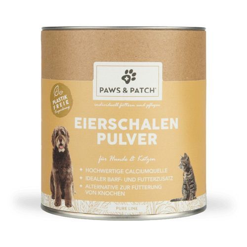 PAWS & PATCH äggskalspulver - 500 g