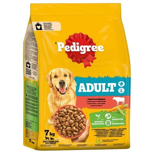 Pedigree Adult Beef & Vegetables - Ekonomipack: 2 x 7 kg