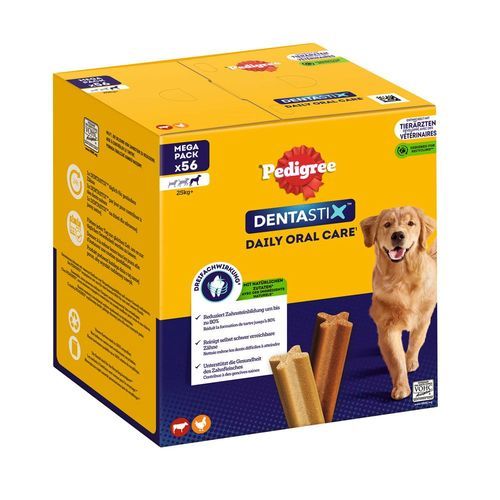 Pedigree Dentastix Daily Oral Care - Large (>25 kg), 2 x 56 st (4320 g)