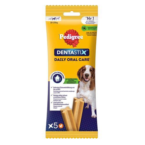 Pedigree Dentastix Daily Oral Care - Medium (10-25 kg), 5 st (128 g)