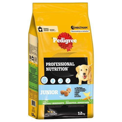 Pedigree Professional Nutrition Junior Poultry & Vegetables - 12 kg