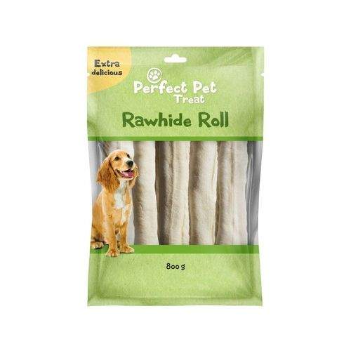 Perfect Pet Rawhide Tuggrulle 22 cm 10-pack