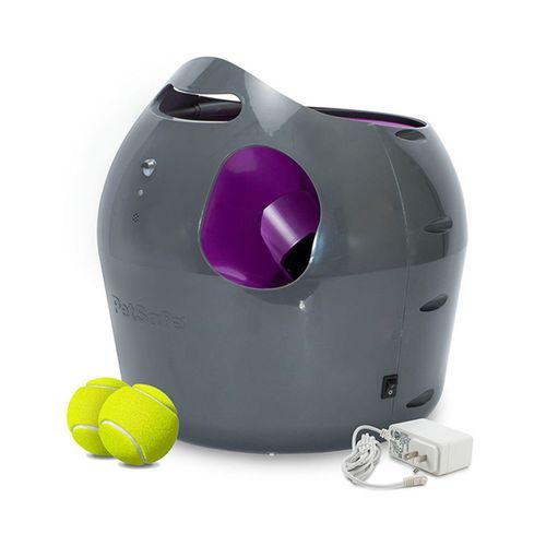 PetSafe Bollkastare Automatisk Hundleksak med Tennisbollar Grå