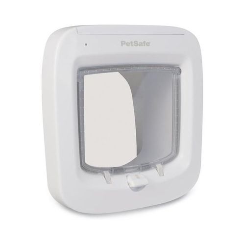 PetSafe Kattlucka med Microchip Vit