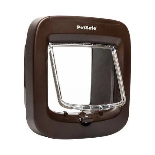 PetSafe Kattlucka Microchip Brun - Smart Dörr för Säker Inpassering