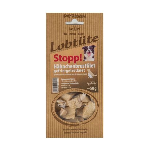 Petman Lobtüte Stopp! Kycklingbröstfilé - 50 g