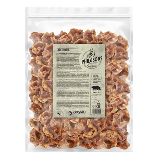 Phil & Sons öronmussla av gris - 5000 g