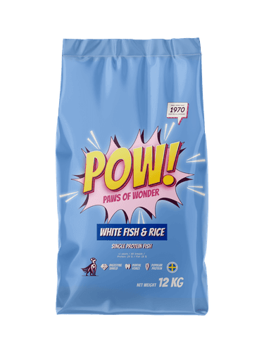 Dog Adult White Fish & Rice Torrfoder för Hund - 12 kg
