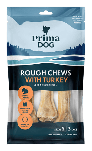 Rough Chews Turkey & Sea Bucktorn Tuggpinnar - 10 cm x 3 st