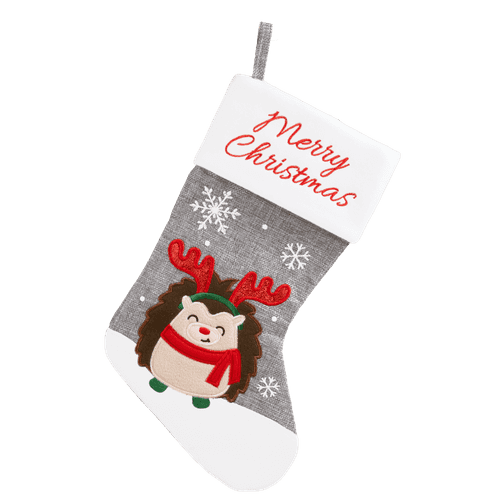 Julstrumpa Gabriel, 40x26cm, Grå