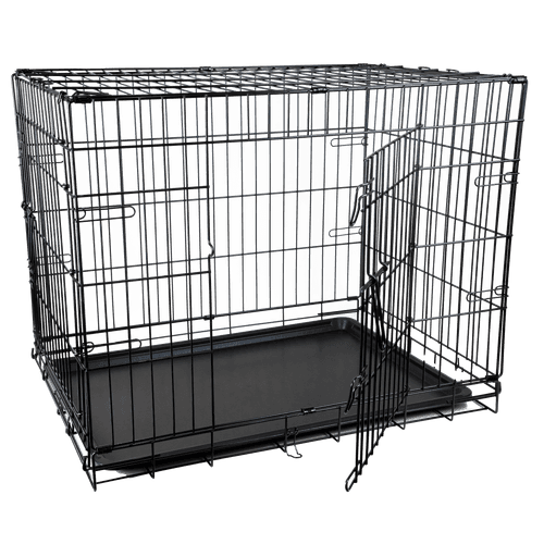 Stålbur Fido, XL, 118x78x85cm, Svart